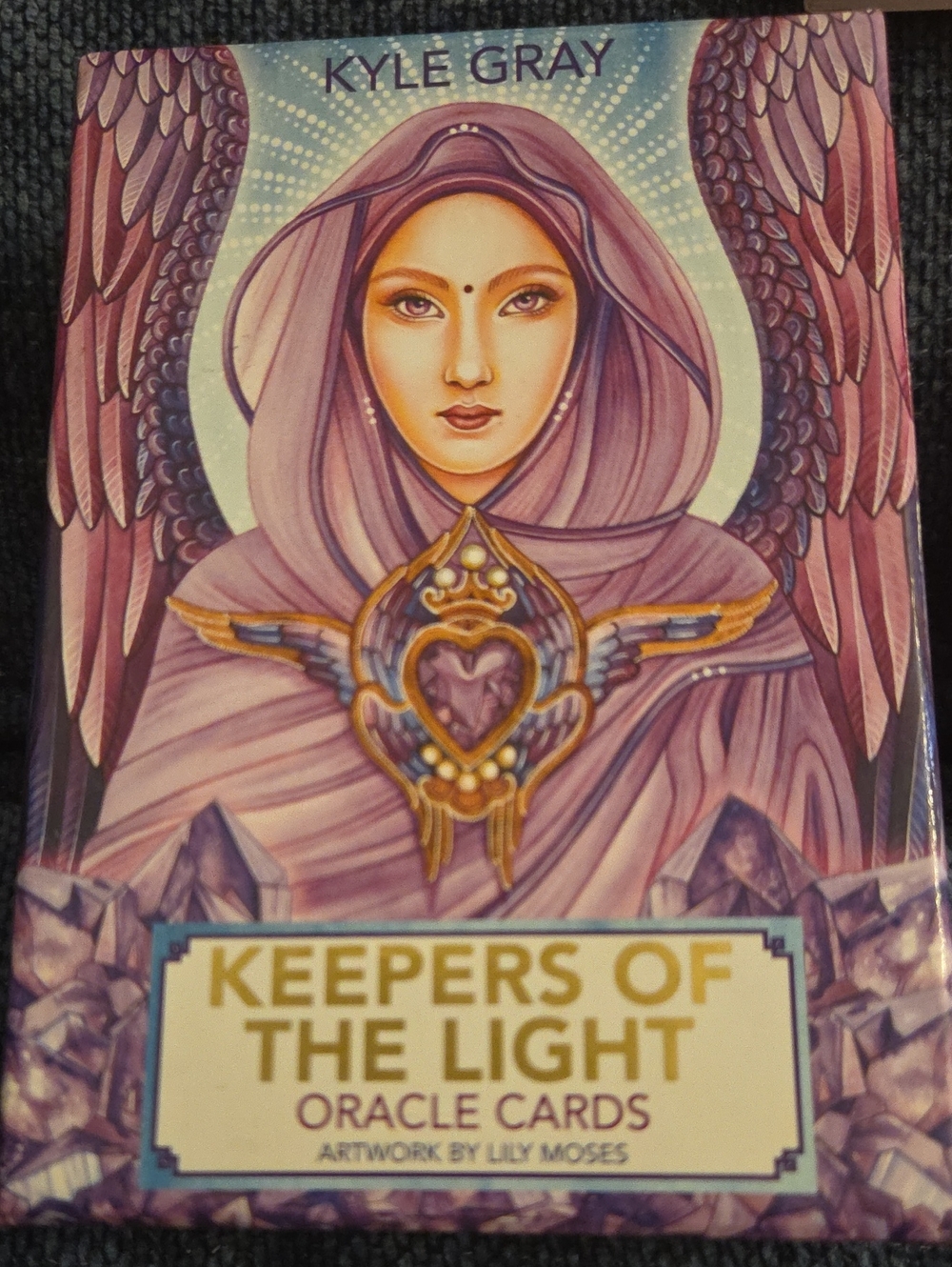 Keepers of the Light Oracle Cards by Kyle Gray - Purple Artwork
